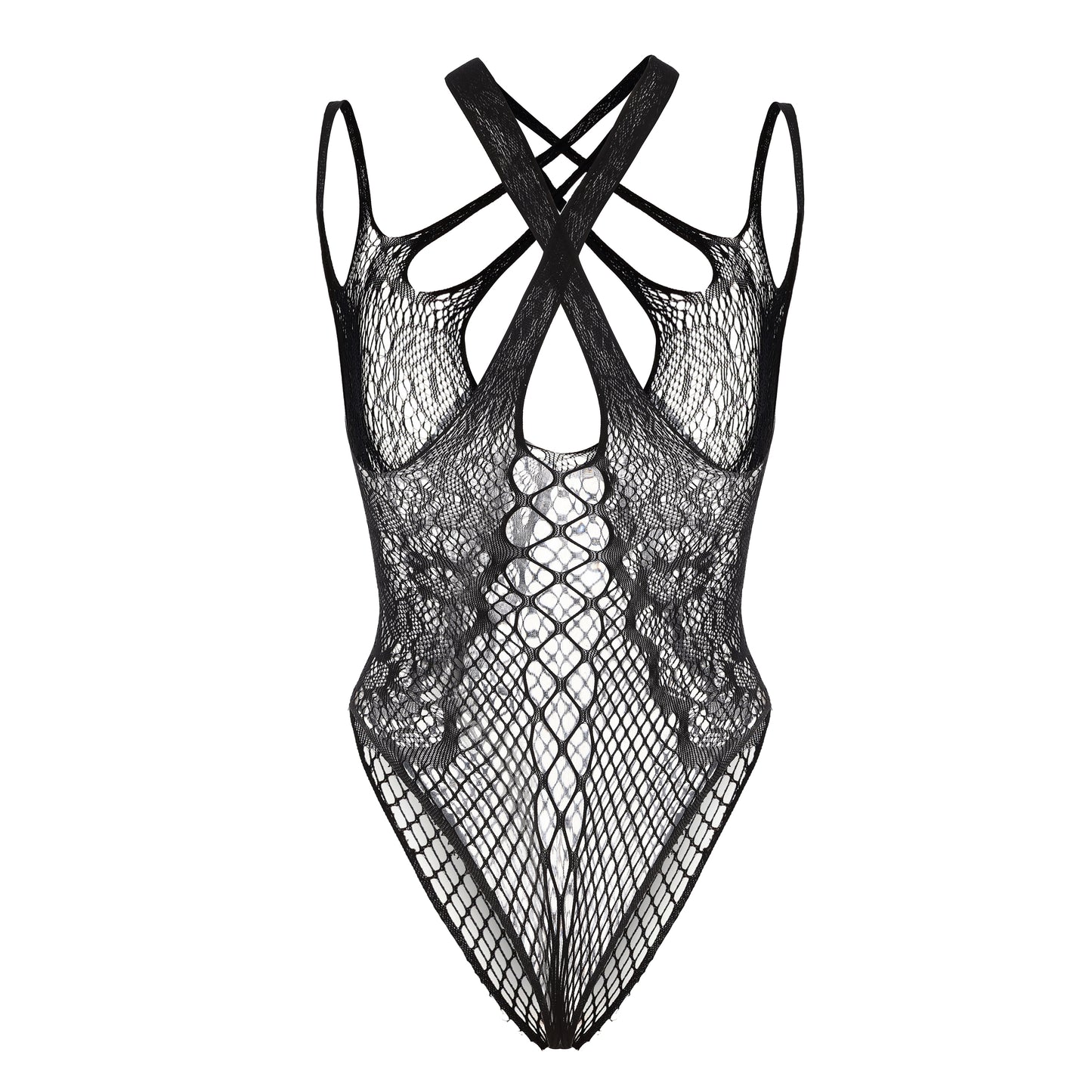 Black lace bodysuit